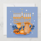 Happy Hanukkah Holiday Card Feestdagenkaart (Voorkant)