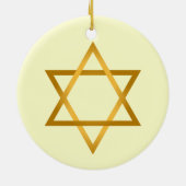 Happy Hanukkah Holiday Keramisch Ornament (Achterkant)