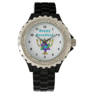 Happy Hanukkah Horloge