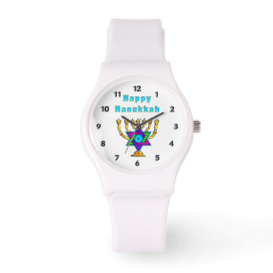 Happy Hanukkah Horloge