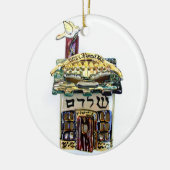 HAPPY HANUKKAH HOUSE HOLIDAY ORNAMENT (Links)