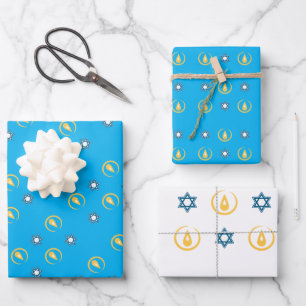 Happy Hanukkah Inpakpapier Vel