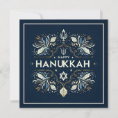 Happy Hanukkah Kaart (Voorkant)
