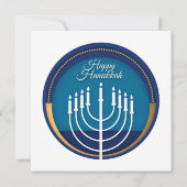 Happy Hanukkah Kaart (Voorkant)