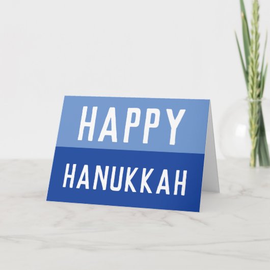 Happy Hanukkah Kaart (Voorkant)