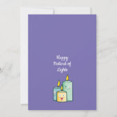 Happy Hanukkah Kaart (Achterkant)