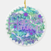 Happy Hanukkah Keepomwille Ornament (Achterkant)