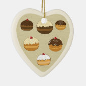 Happy Hanukkah Keramisch Ornament (Rechts)