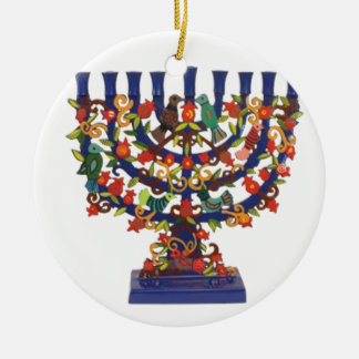 HAPPY HANUKKAH KERAMISCH ORNAMENT