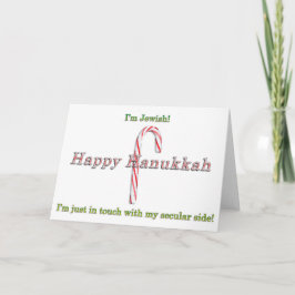 Happy Hanukkah-kerstkaart Kaart