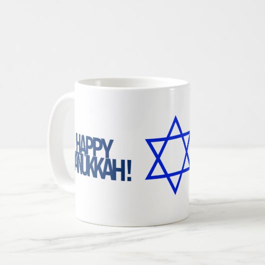 Happy Hanukkah Koffiemok (Voorkant links)