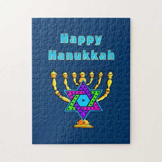 Happy Hanukkah Legpuzzel (Verticaal)