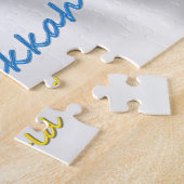 Happy Hanukkah Legpuzzel (Zijkant)