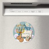 Happy Hanukkah Magneet (Insitu (Vaatwasser))