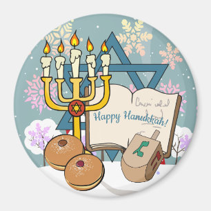 Happy Hanukkah Magneet