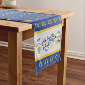 Happy Hanukkah Medium Tafelloper (Voorbeeld)