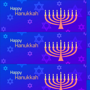 Happy Hanukkah Menorah Cadeaupapier