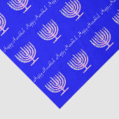 Happy Hanukkah Menorah Nina's Fave Tissuepapier (Detail)