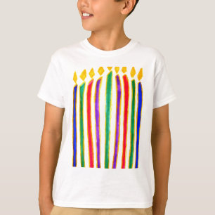 Happy Hanukkah Menorah T-shirt