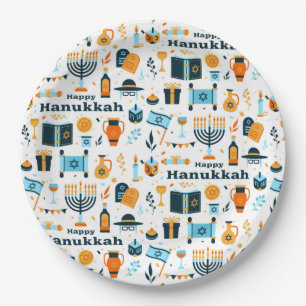 Happy Hanukkah Paper-Bord Papieren Bordje