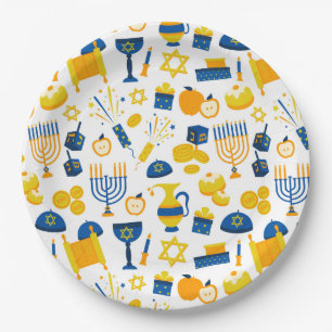 Happy Hanukkah Paper-Bord Papieren Bordje