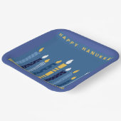 Happy Hanukkah Papieren Bordje (Gebogen)