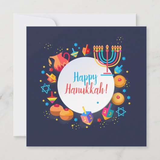 Happy Hanukkah Party Mooie Decoratie (Voorkant)