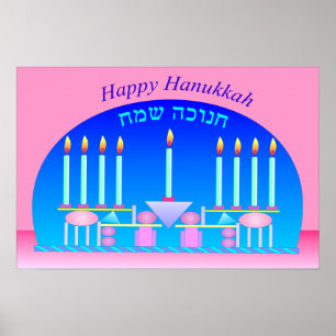 Happy Hanukkah poster