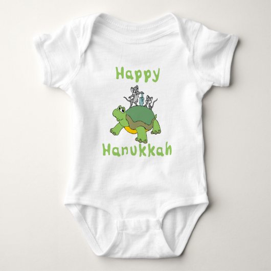 Happy Hanukkah Romper (Voorkant)