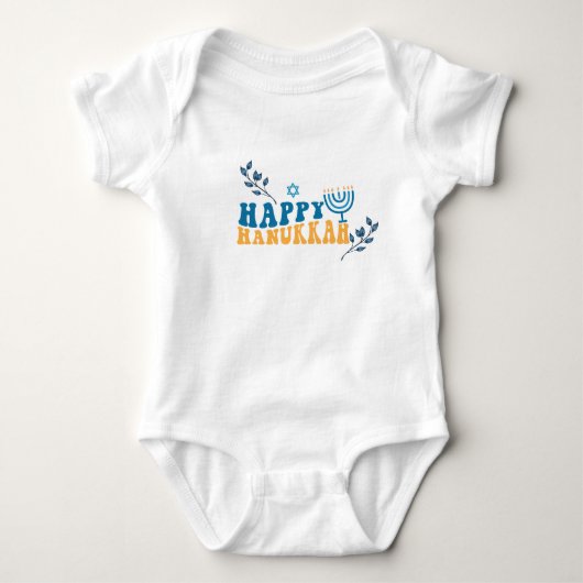 Happy Hanukkah Romper (Voorkant)