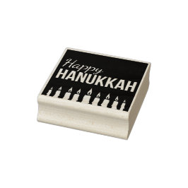 Happy Hanukkah Rubberstempel