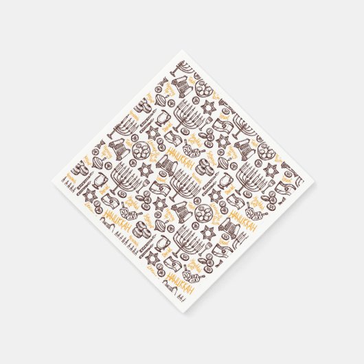 Happy Hanukkah Servet (Hoek)