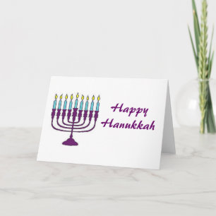 Happy Hanukkah Shalom Feestdagen Kaart