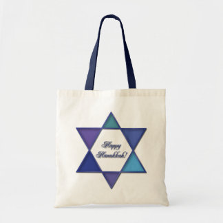 Happy Hanukkah Star van David Bag Tote Bag
