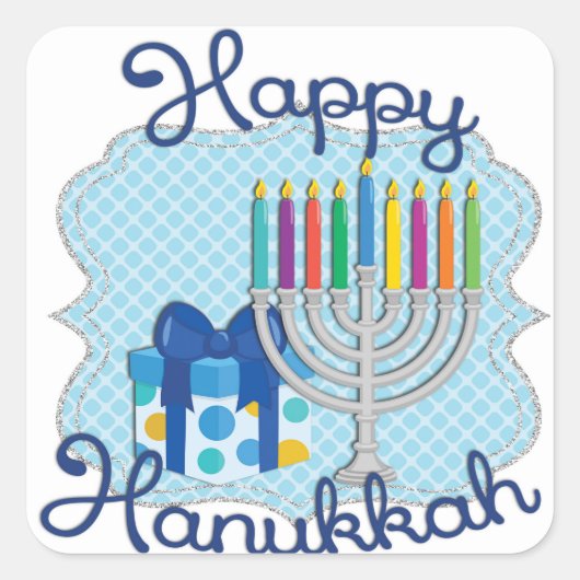 Happy Hanukkah Stickers (Voorkant)