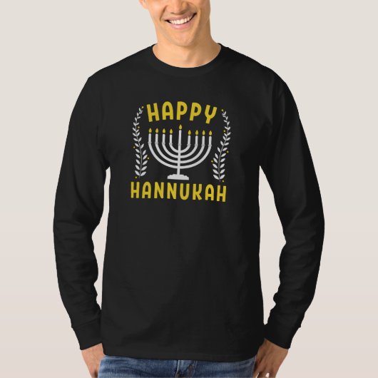 Happy Hanukkah T-shirt (Voorkant)