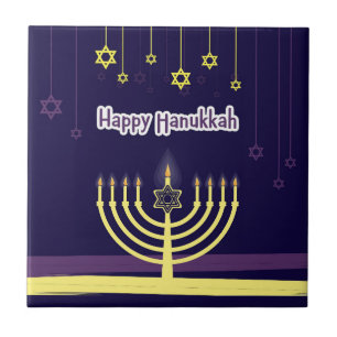 Happy Hanukkah Tegeltje