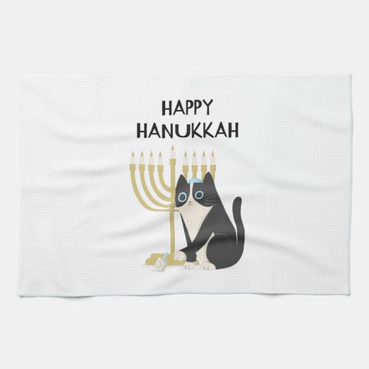 HAPPY HANUKKAH THEEDOEK (Horizontaal)
