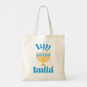 Happy Hanukkah Tote Bag (Achterkant)