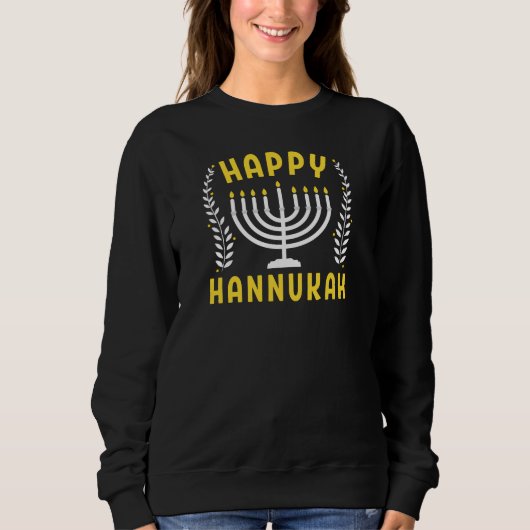Happy Hanukkah Trui (Voorkant)