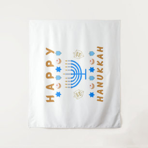 Happy Hanukkah Wandkleed
