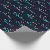 Happy Hanukkah Wrapping Paper Cadeaupapier (Hoek)