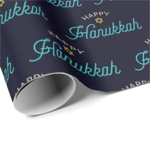 Happy Hanukkah Wrapping Paper Cadeaupapier