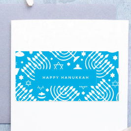 Happy Hanukkah Zelfinktende Stempel