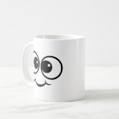 Happy Happy Derp Face café Mug (Devant gauche)