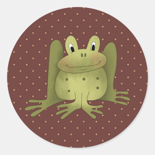 Happy Happy Frog Stickers Fun Stickers (Devant)