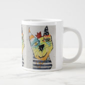 Happy Happy Jumbo Mug Extra Grote Beker (Rechts)