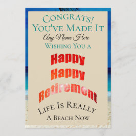 Happy Happy Retirement om het even welke naamgebed Kaart