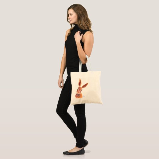 Happy Hare ' Jim Jam' van Shirley MacArthur Tote Bag (Voorkant (model))