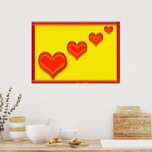 Happy harts posters (Keuken)
